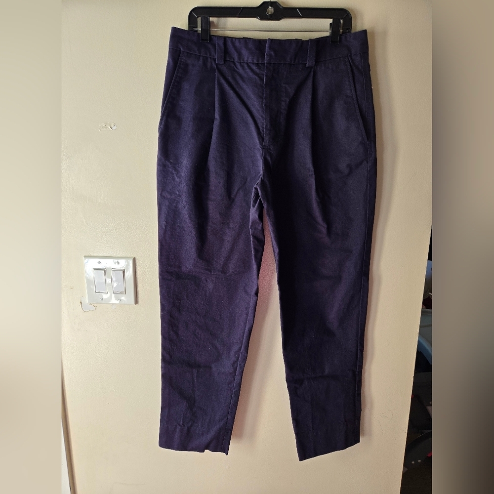 Acne Navy Blue Chinos